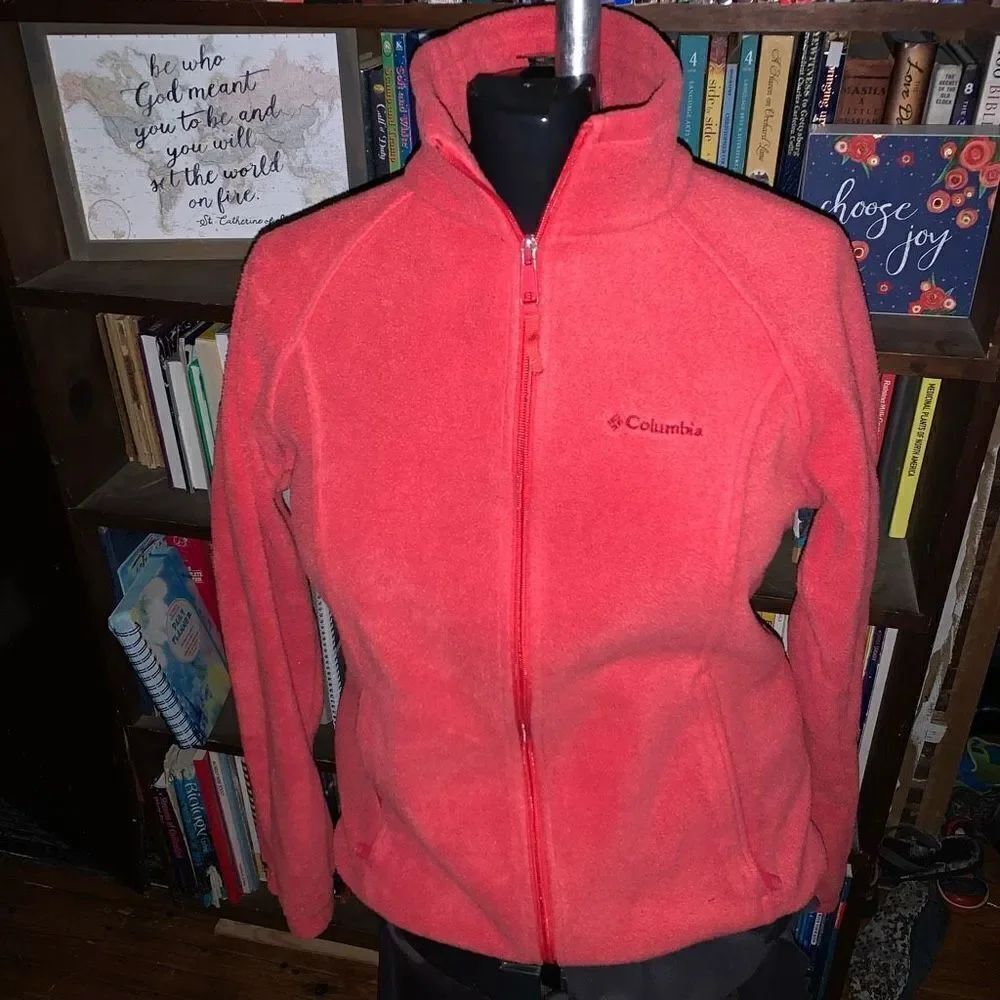 Columbia coral fleece gorpcore full zip cozy M jacket